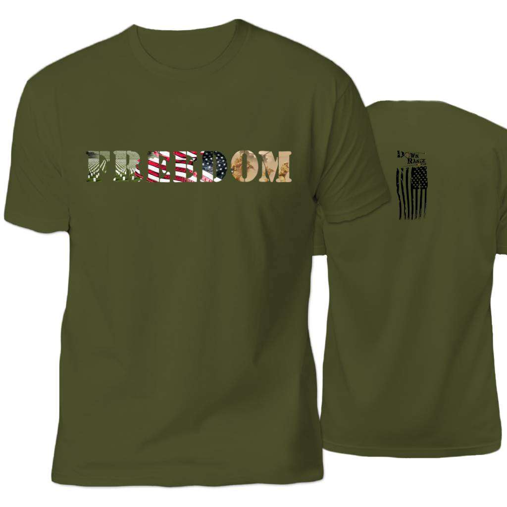 Freedom – T Shirt – DownrangeStore.com